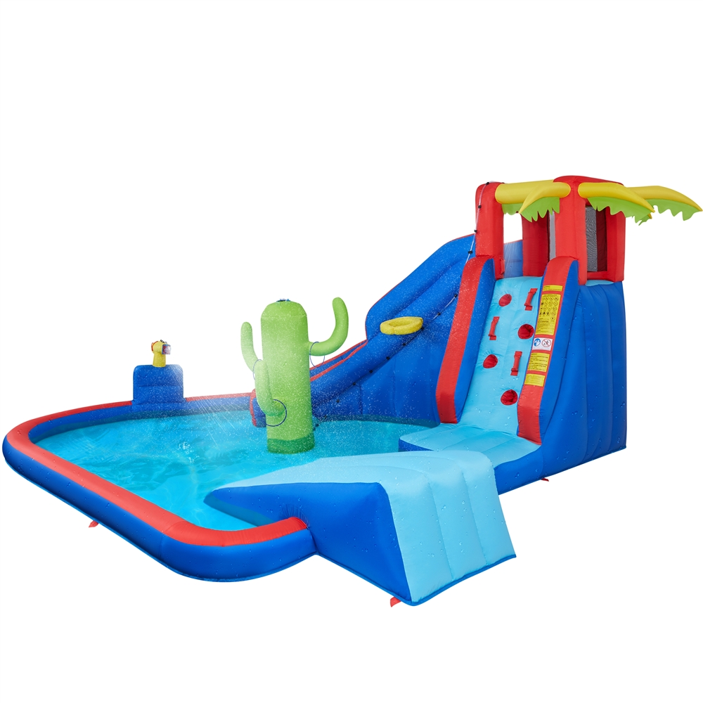 Blue Inflatable Water Slide with Blower K508525