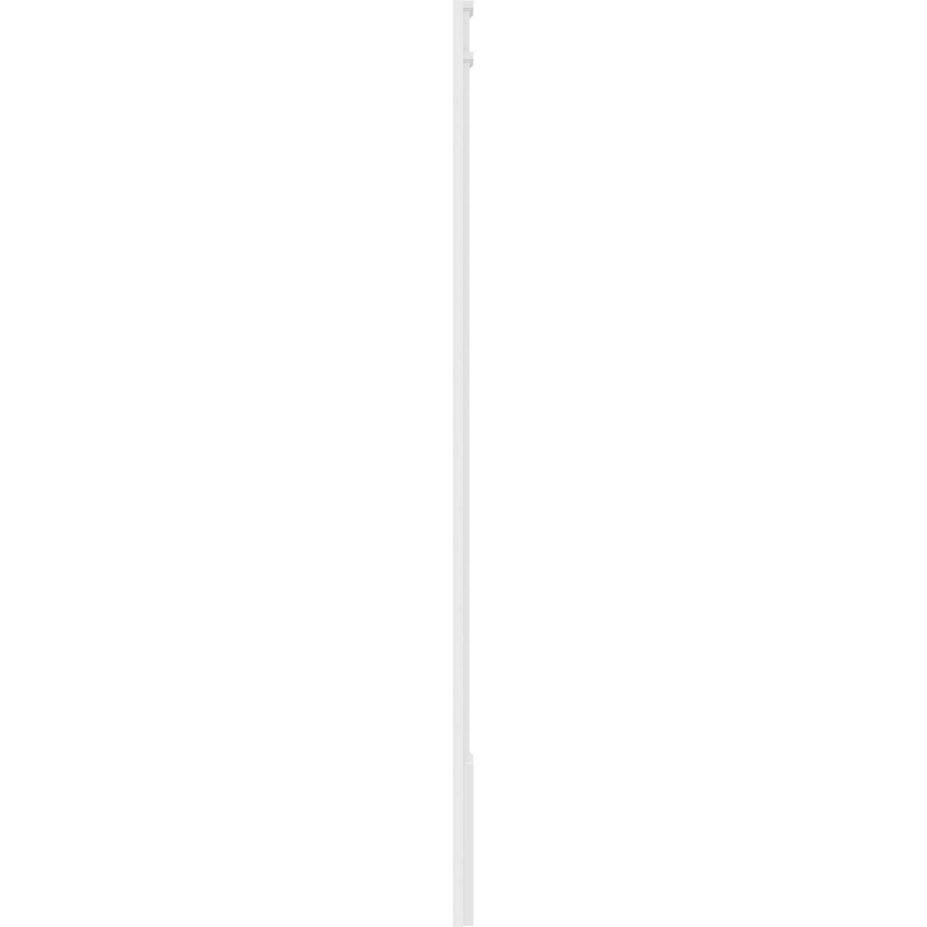 Two Equal Flat Panel PVC Pilaster with Decorative Capital & Base (Pair) P80663