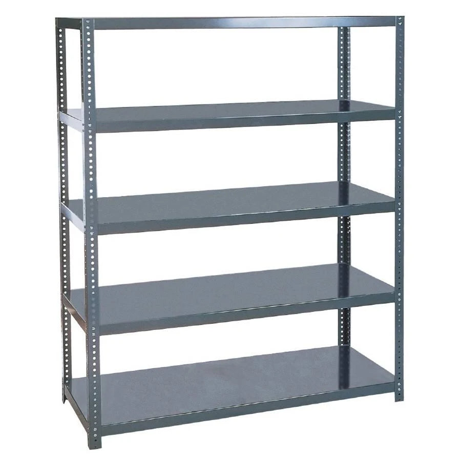 Metal Shelving Unit, 5 Shelves, Steel E2621
