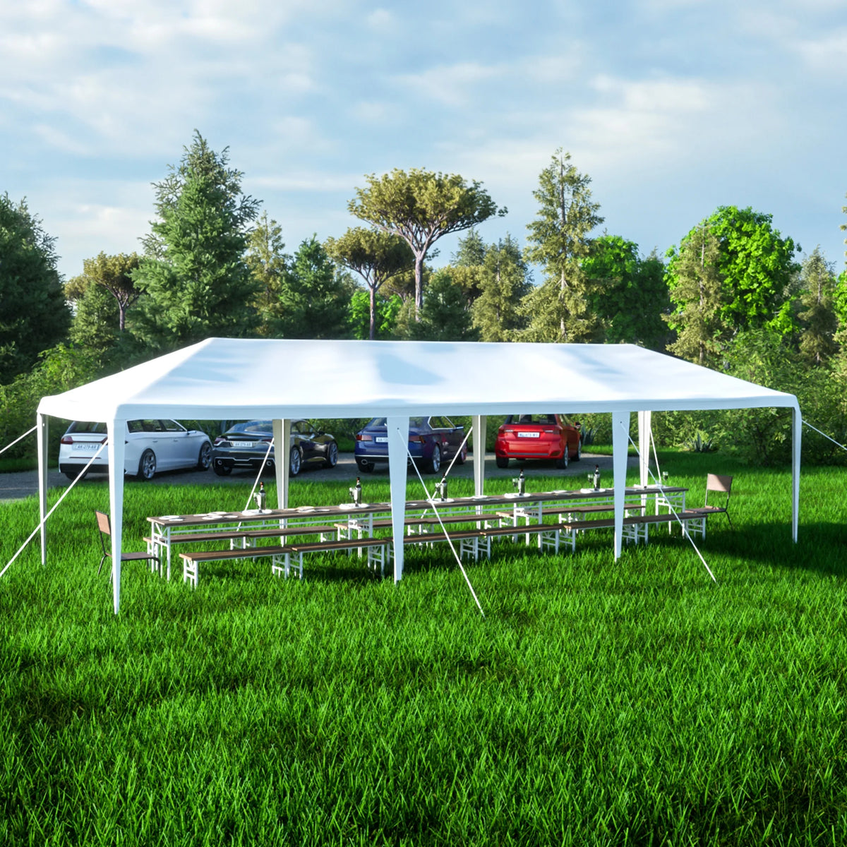 10x30' Outdoor Canopy Tent with 5 Removable Sidewalls I685