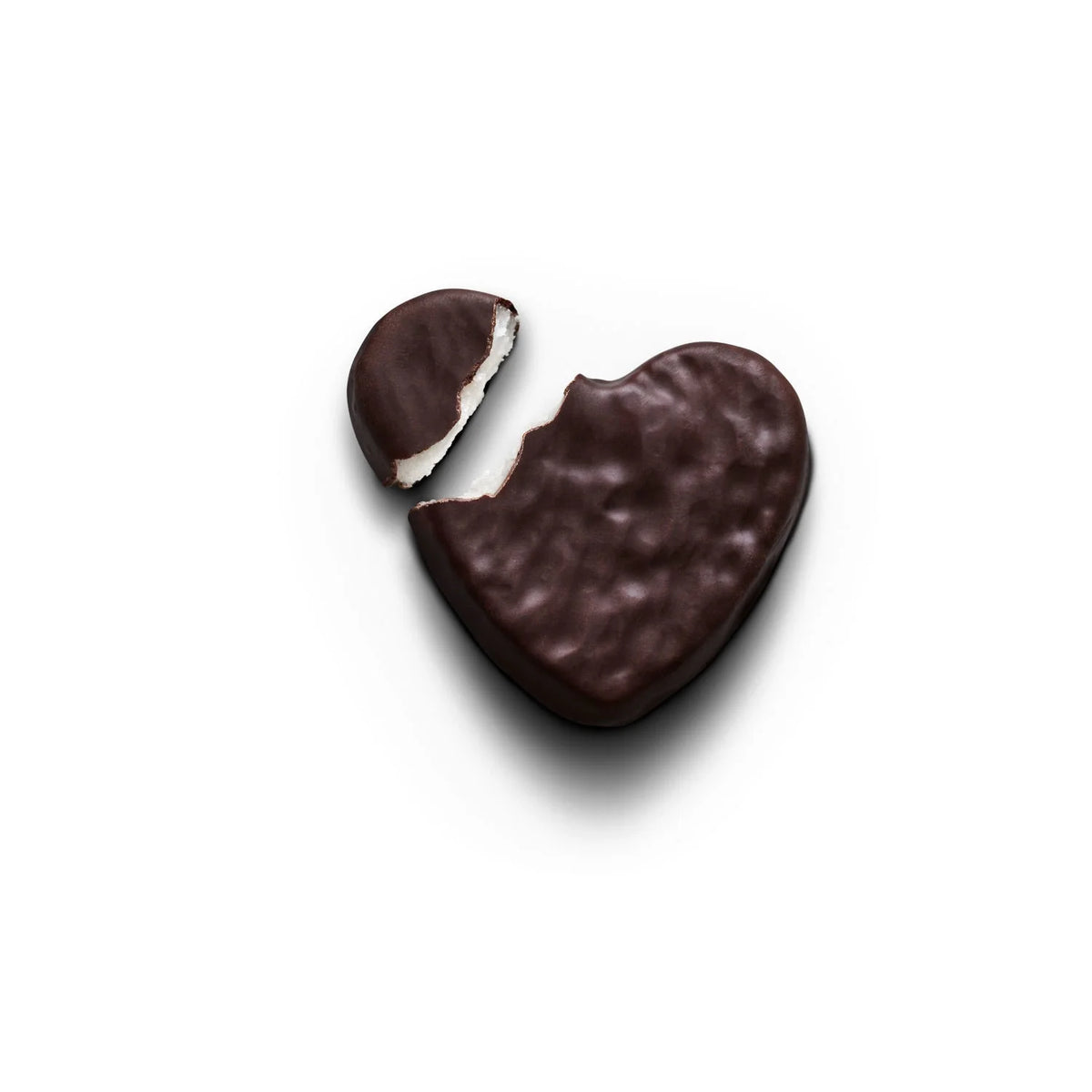 Dark Chocolate Peppermint Patties Hearts Candy, Bag 9.6 oz S739