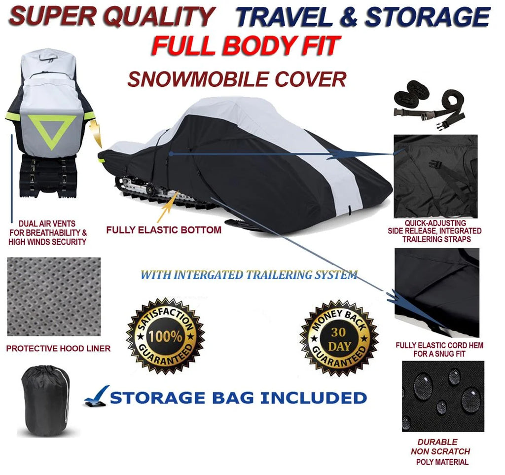 600 Denier Snowmobile Travel and Storage Cover U594