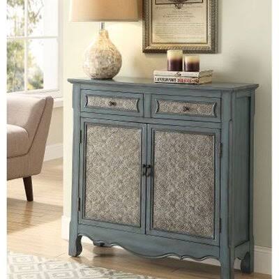 Solid Wood 2 Door Accent Cabinet Q890